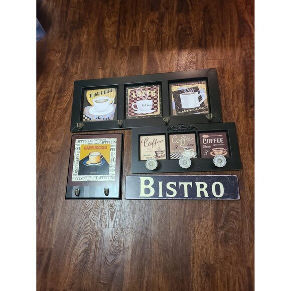 Coffee Bistro Wall Home Decor Lot - Picture 1 of 4